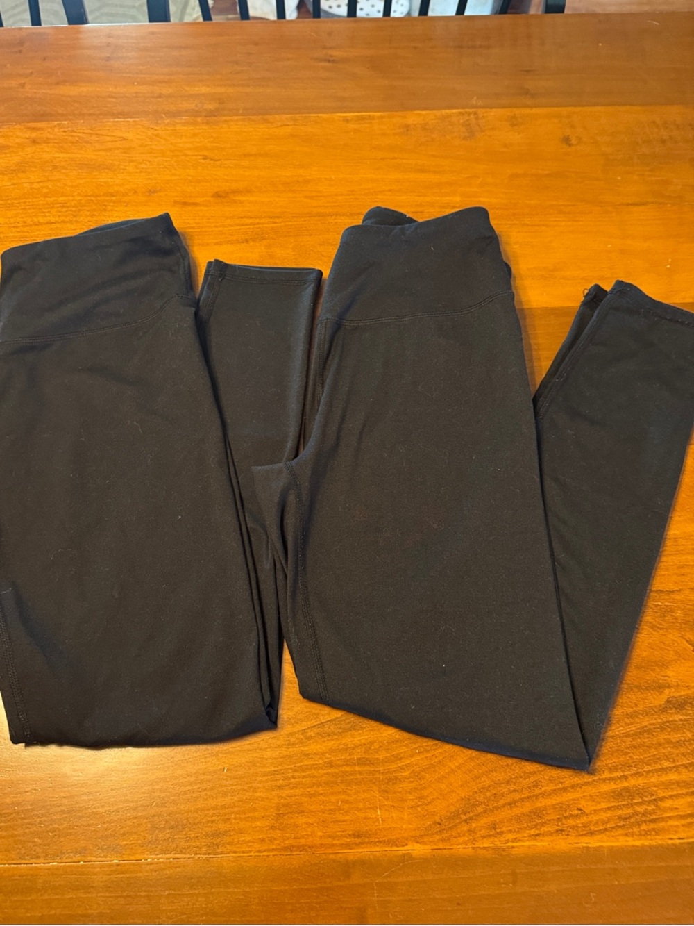 Maurices Black High-Waist Leggings (2 pair)
